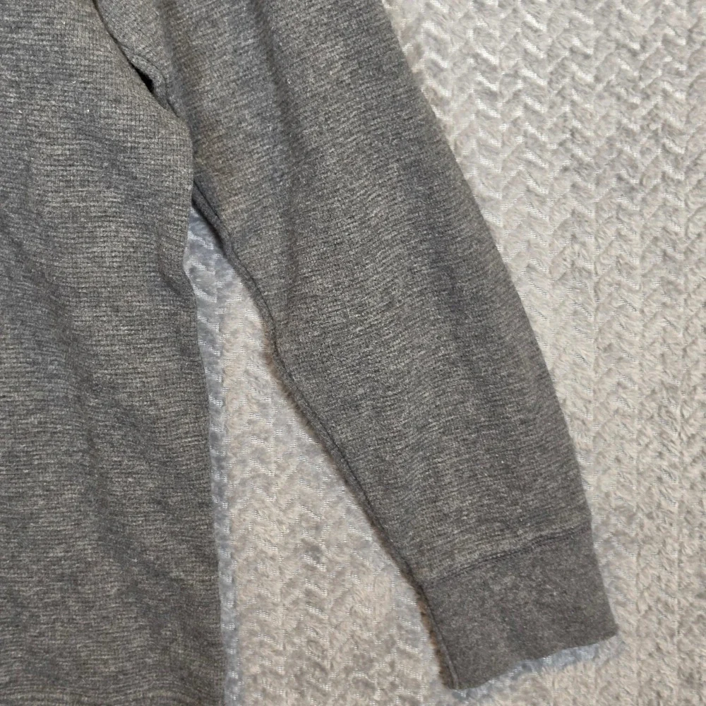Polo Ralph Lauren Mens XL Grey Waffle Knit Thermal Long Sleeve Sleepwear Shirt